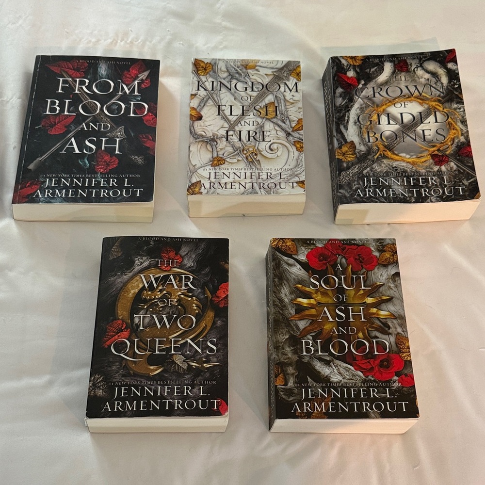 From Blood and Ash by Jennifer L. Armentrout - set of 5 - Paperback